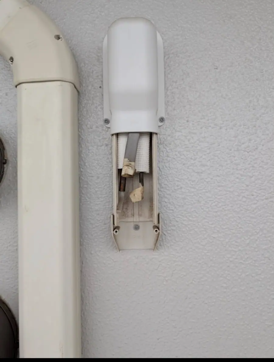 松戸市内での電線接続作業(専用回路配線イメージ)
